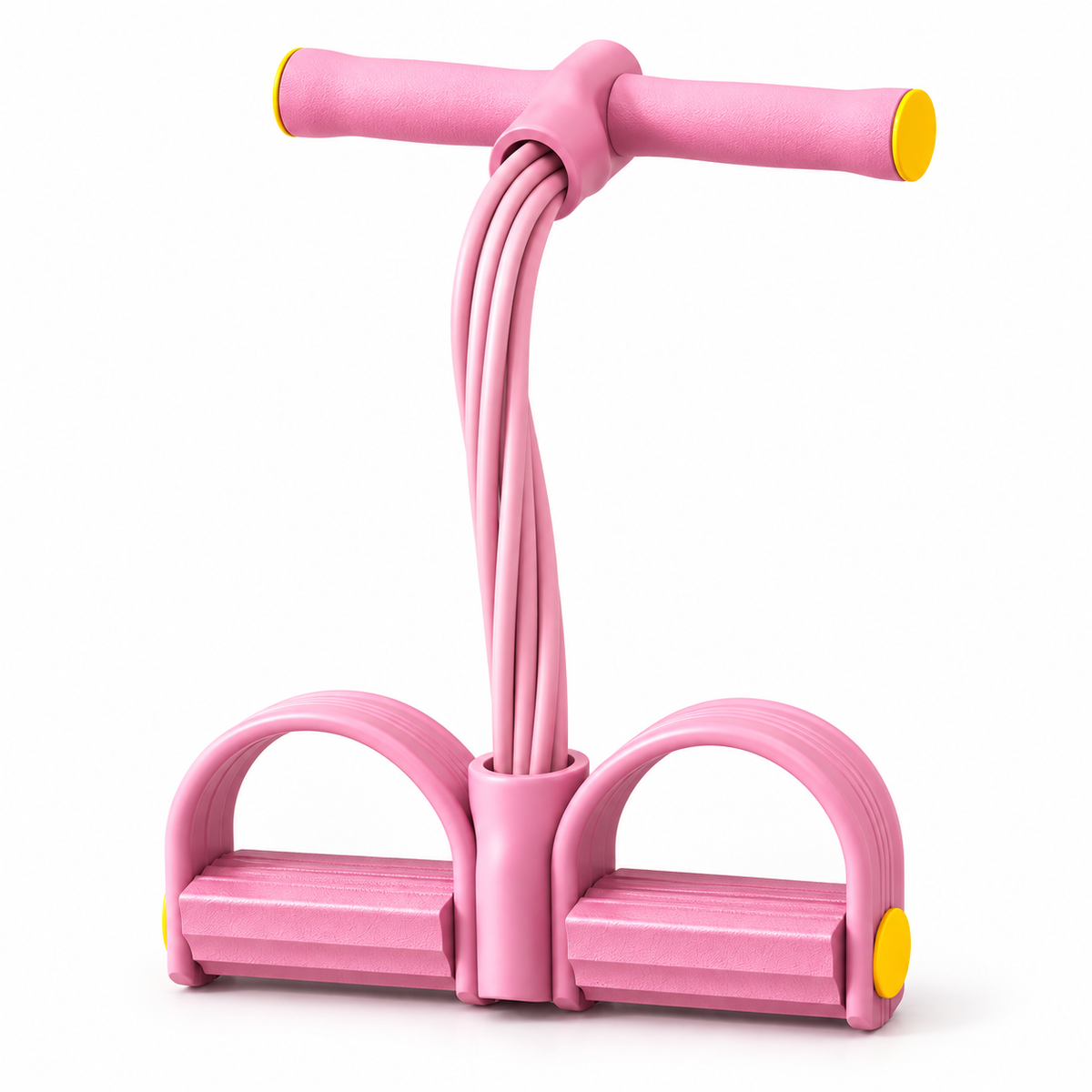 Monet Pink 4-Tube Pedal Resistance Trainer