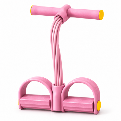 Monet Pink 4-Tube Pedal Resistance Trainer