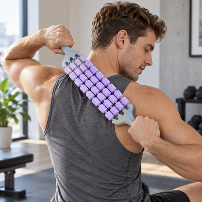 Flexible 32-Roller Massage Stick